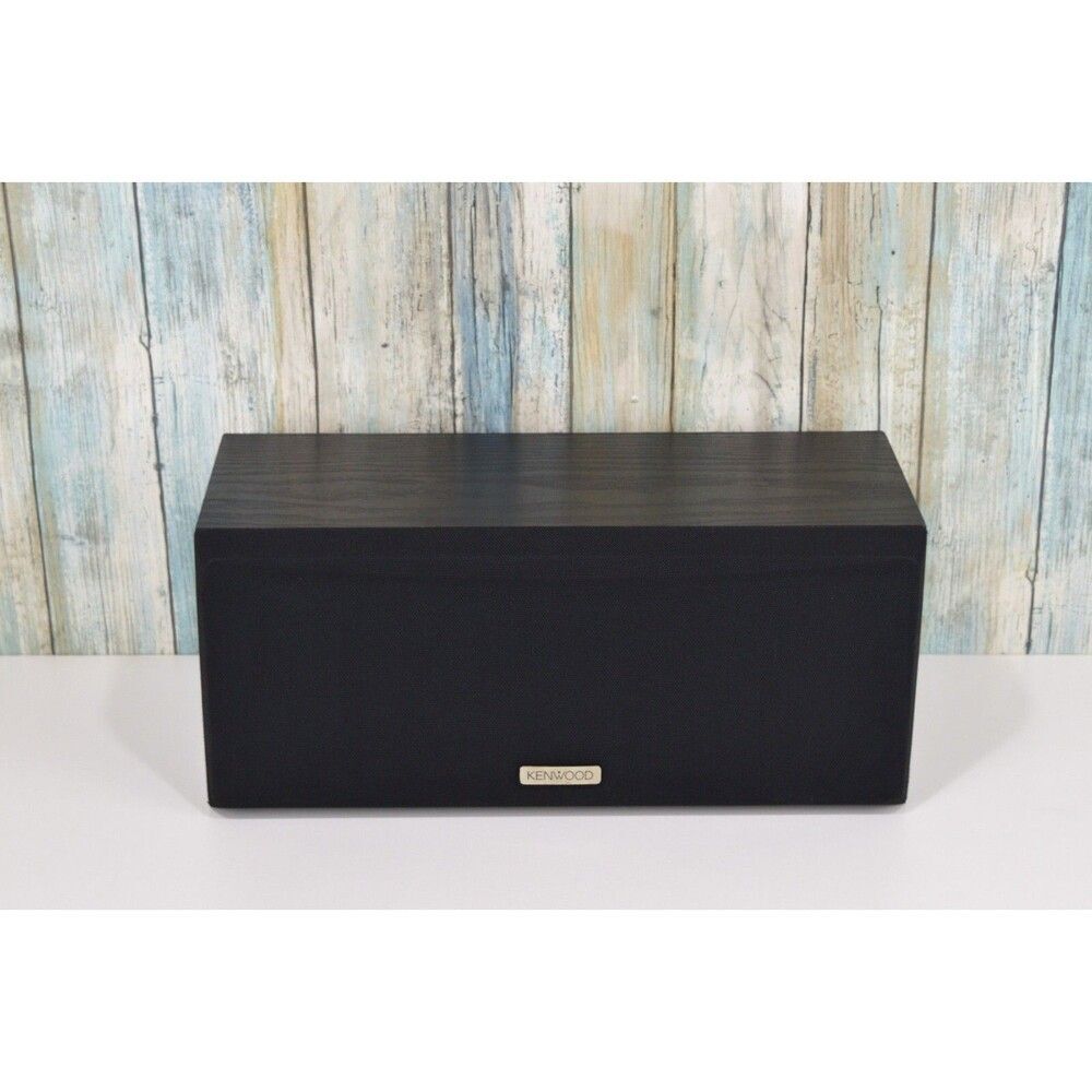 Kenwood KS-201HT Center Channel Speaker Black Wood Grain Vinyl 100w 8ohm TESTED